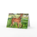 Pony aceo Father's Day Card