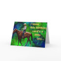 Pony Express belated birthday card