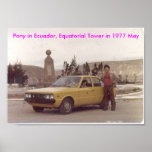 Pony-Hyundai, Ecuador, Equatorial Tower 1977 May posters