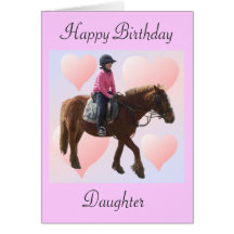 Pony Rider Birthday Card