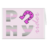 PoNY rider  pink on side Card