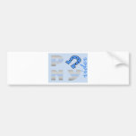 PoNY rider side blue Bumper Stickers