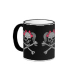 Ponytail skulls mugs