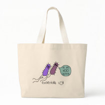 Poo Bacteria Tote Bag