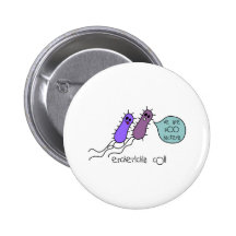 Poo Bacteria Buttons