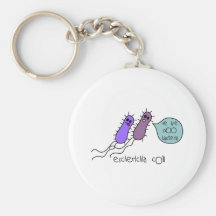 Poo Bacteria Keychain