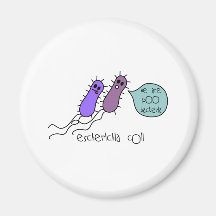 Poo Bacteria Refrigerator Magnets
