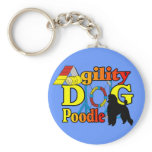 Poodle Agility Gifts Keychain