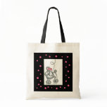 Poodle Bag Pink Black Retro Fifties