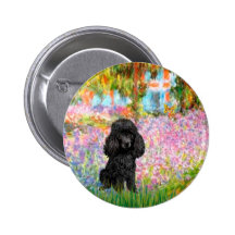 Poodle (black 1) - Garden Pins