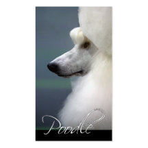 Poodle Business Cards