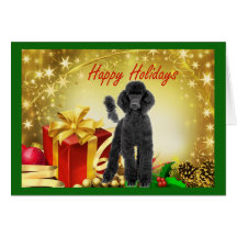 Poodle  Christmas Card Gifts