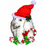 Poodle Christmas Gifts Cut Outs