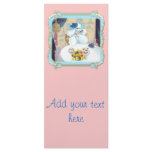 Poodle Cupcake Tea Party Rack Card Menu rack cards