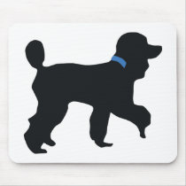 poodle dog mouse mats