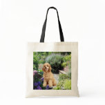 Poodle Garden Tote Bag