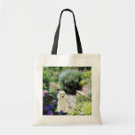 Poodle Garden Tote Bag