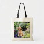 Poodle Garden Tote Bag