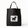 Poodle Graphic (Black) Tote Bag