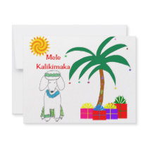 Poodle Hawaiian Christmas