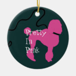 Poodle Leash Shirt Christmas Tree Ornament