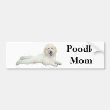 Poodle Mum Bumper Sticker