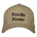 Poodle Power Embroidered Hat embroidered hats