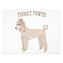 Poodle Power Invitation