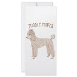 Poodle Power Rack Card rack cards