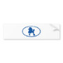Poodle Silhouette Bumper Sticker