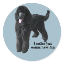 Poodle Sticker