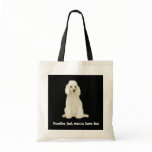 Poodle Tote Bag