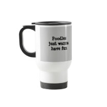 Poodle Travel Mug