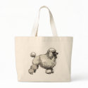 POODLE WHITE TOY DOG bags