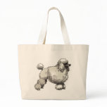 POODLE WHITE TOY DOG bags