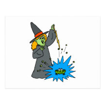 Poof your a frog! postcards