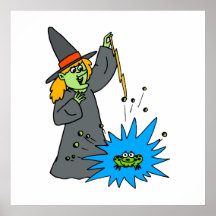 Poof your a frog! print