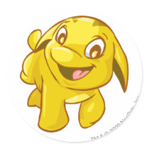 Poogle Gold stickers
