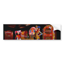 Pool Art Bumper Stickers