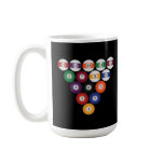 Pool Balls / Billiards: Coffee Mugs
