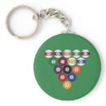 Pool Balls / Billiards: Keychains