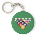 Pool Balls / Billiards: Keychains