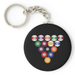 Pool Balls / Billiards: Keychains