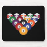 Pool Balls / Billiards: Mousepad