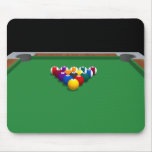 Pool Balls on Table: 3D Model: mousepads