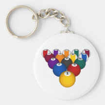 Pool: Billiard Balls: Billiards: Keychains