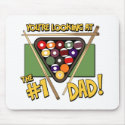 Pool/Billiards #1 Dad Father's Day Gift mousepads