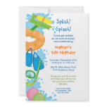Pool Party Birthday Invitation