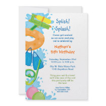 Pool Party Birthday Invitation