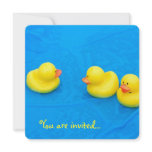 Pool Party Personalized Announcement